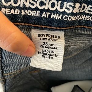 Boyfriend denim h and m